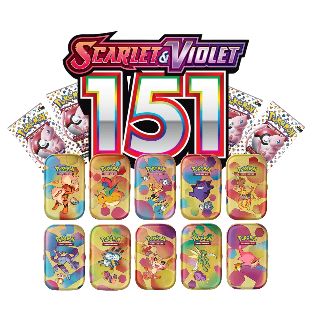 Pokemon Scarlet and Violet 151 Mini Tins