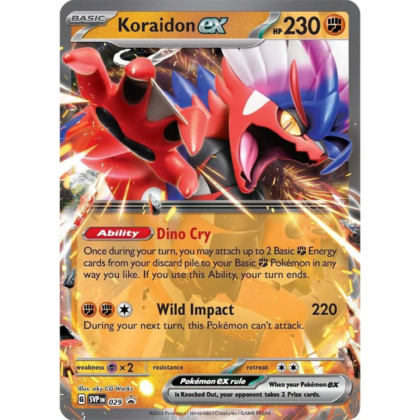 Koraidon Ex Svp - Blackstar Promo 029