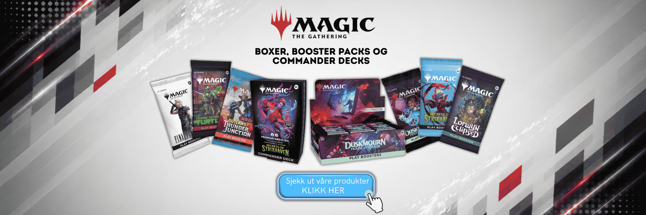 Sjekk ut alle våre Magic The Gathering Produkter