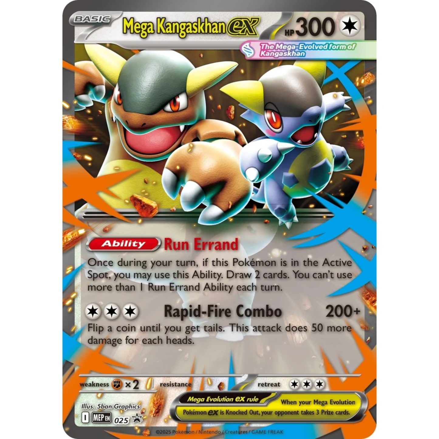 Mega Kangaskhan EX ME-Promo 025