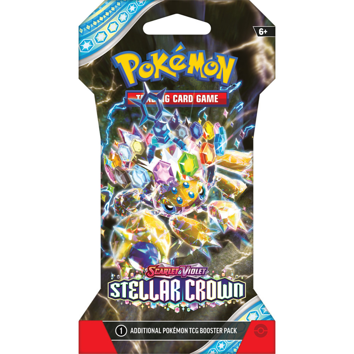 Pokemon Scarlet & Violet SV7: Stellar Crown Sleeved Boosterpakke