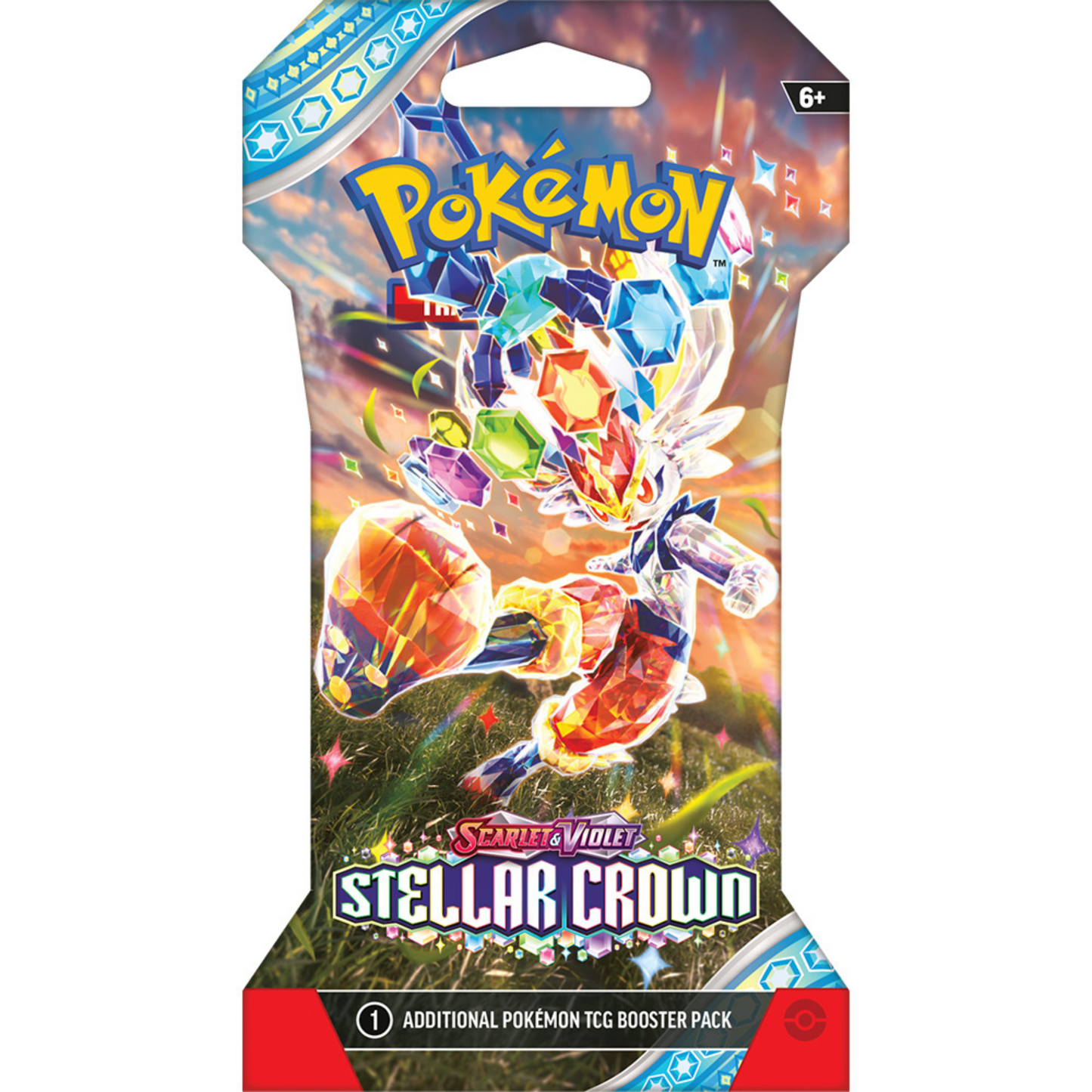 Pokemon Scarlet & Violet SV7: Stellar Crown Sleeved Boosterpakke