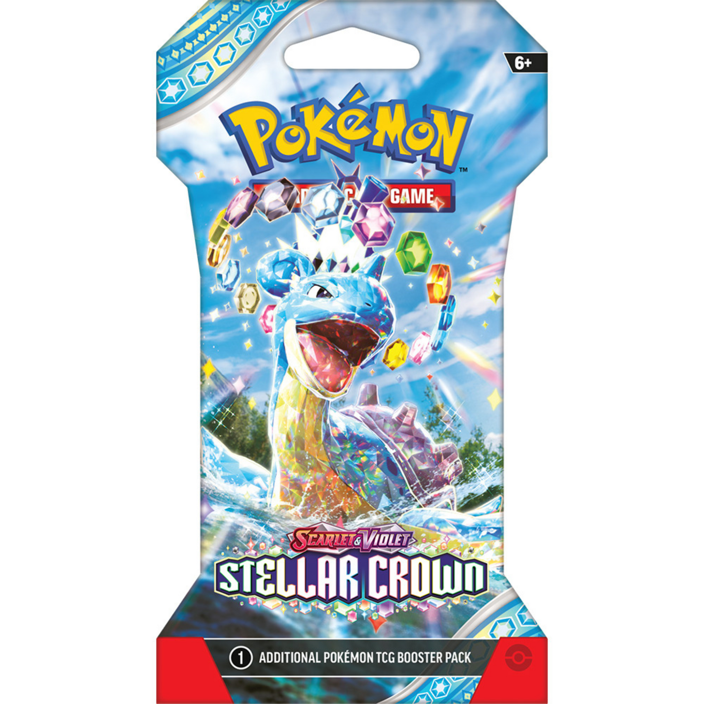 Pokemon Scarlet & Violet SV7: Stellar Crown Sleeved Boosterpakke