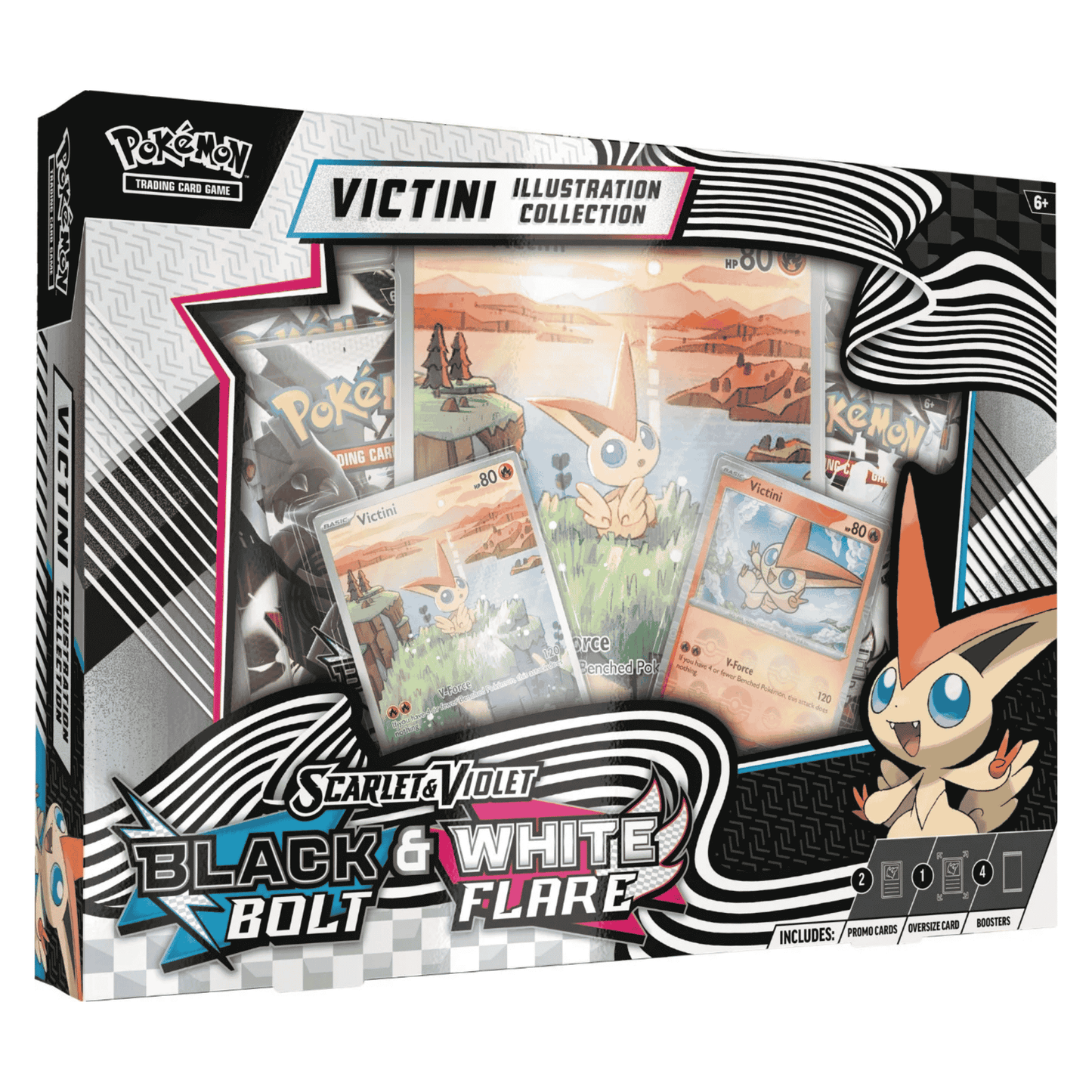 Pokemon Black Bolt White Flare Victini iIllustration Collection