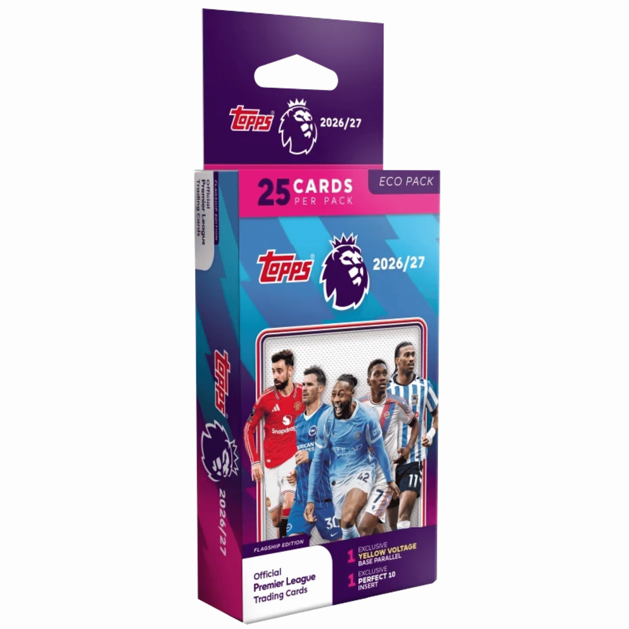 Topps Premier League 202627 Eco Pack Flagship Edition with 25 trading cards in official packaging
