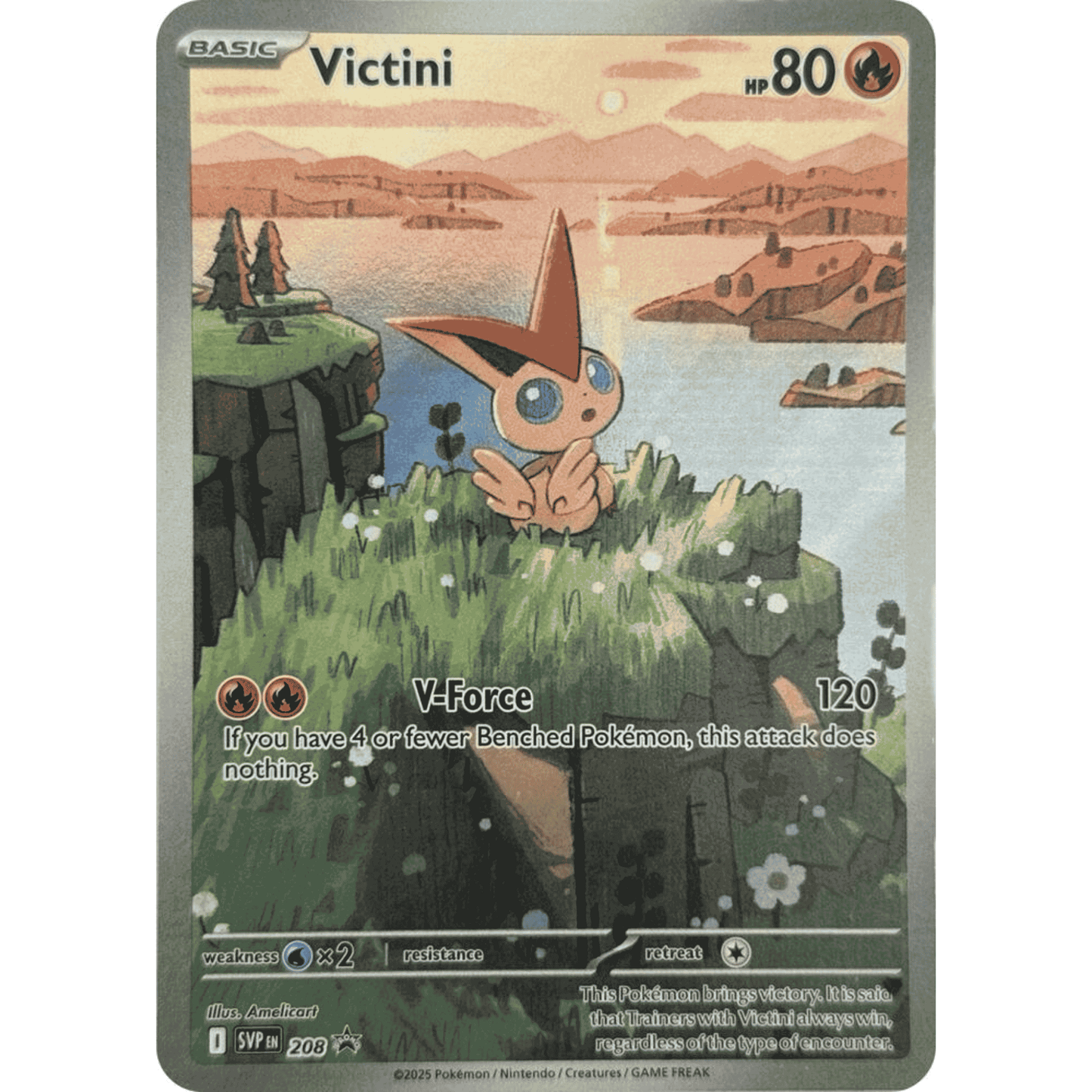 Victini 208 Promo kort - Scarlet & Violet