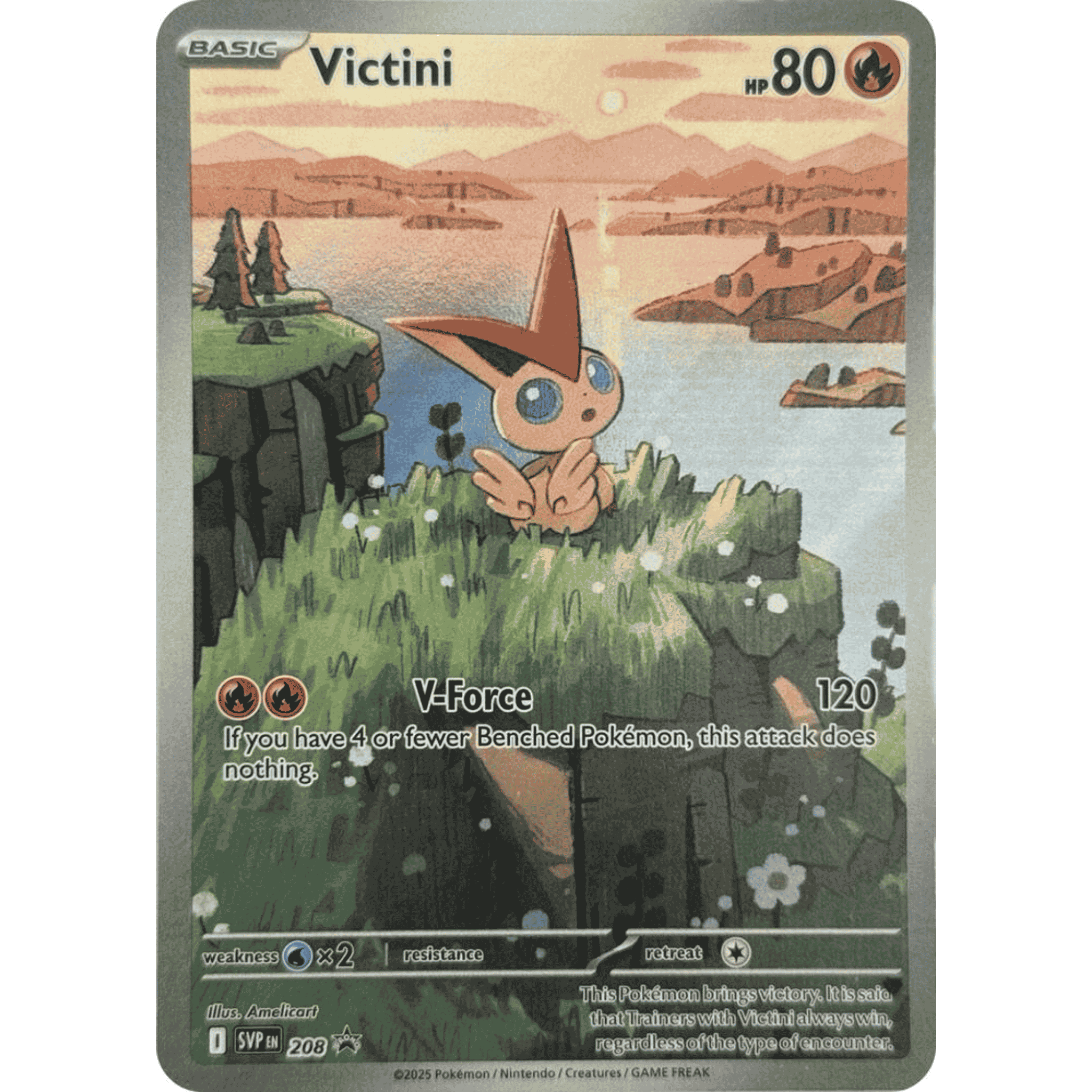 Victini 208 Promo kort - Scarlet & Violet