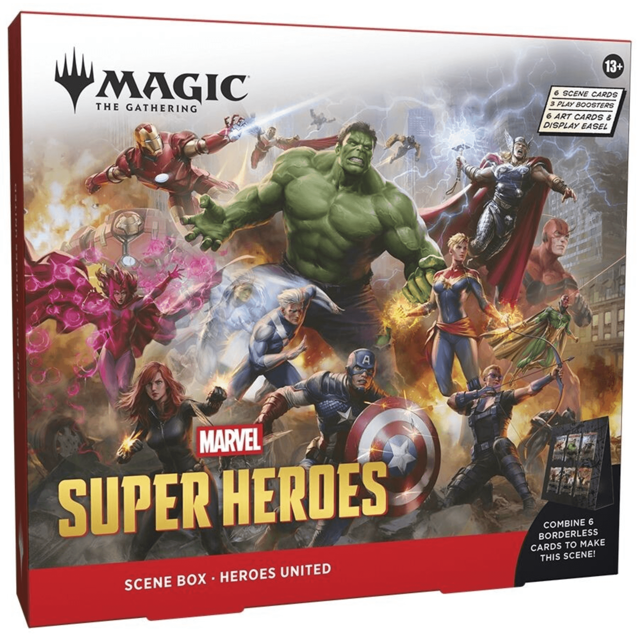 Magic the gathering marvel super heroes scene box heroes united