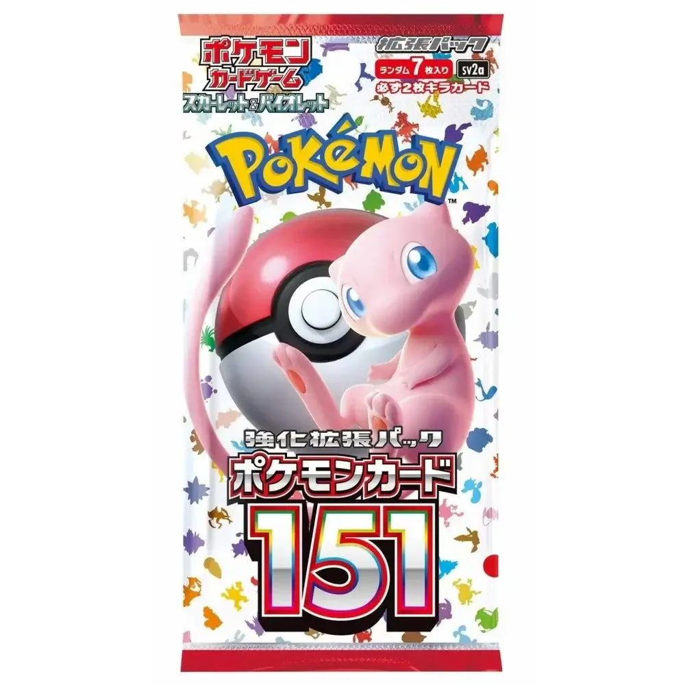 Pokemon japansk 151 booster pakke