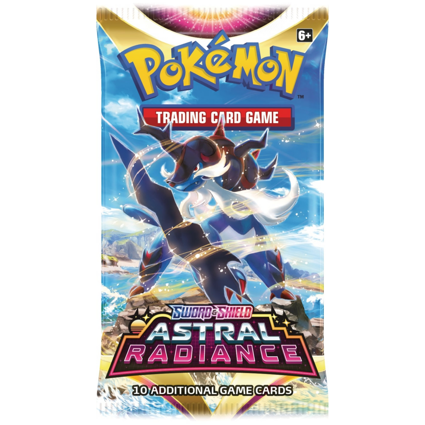 Pokemon Sword & Shield 10: Astral Radiance 3Pk Blister (Sylveon)