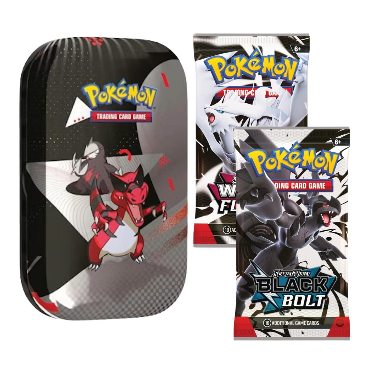 Pokemon SV10.5: Black bolt & White Flare Mini Tin