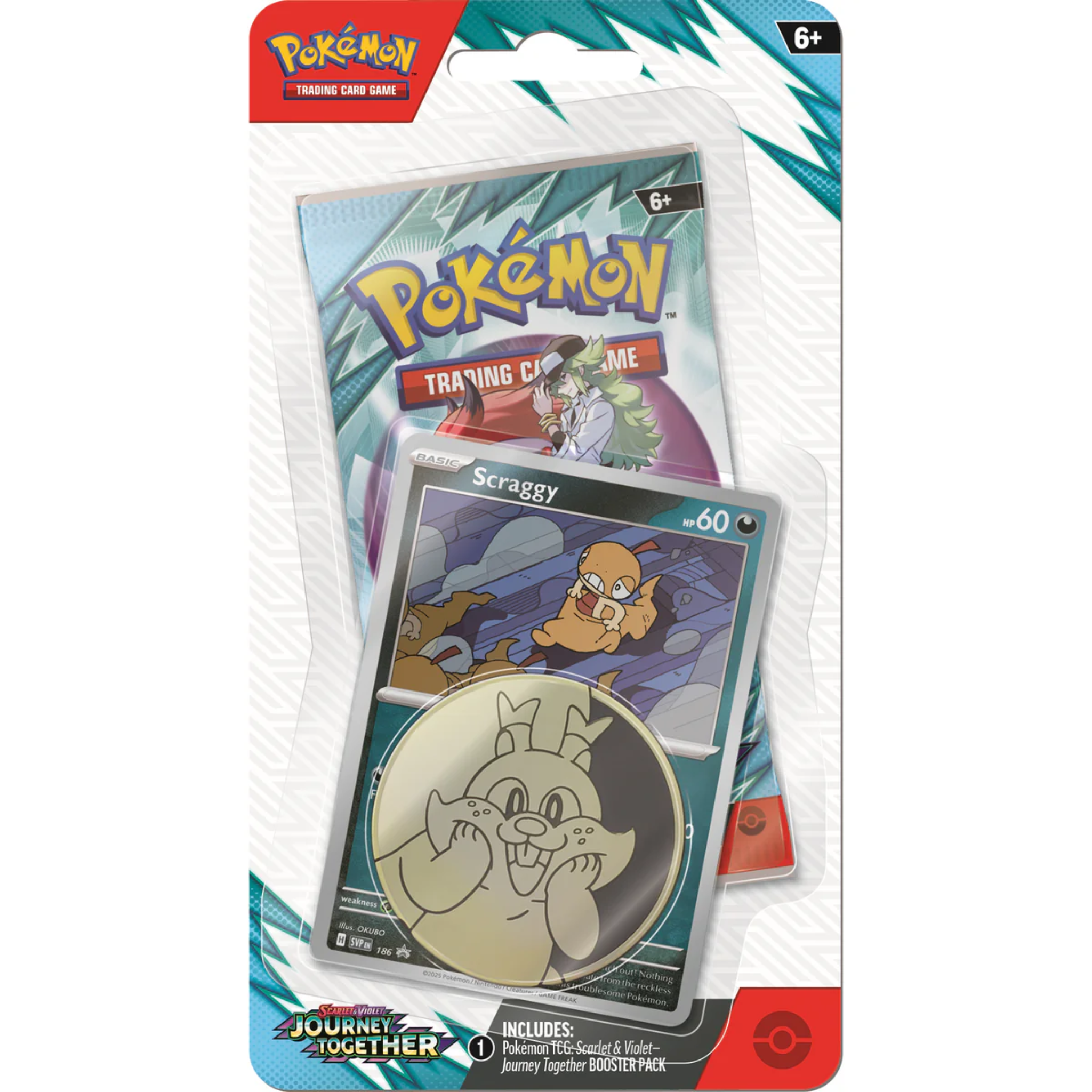 Pokemon TCG Journey Together Scraggy