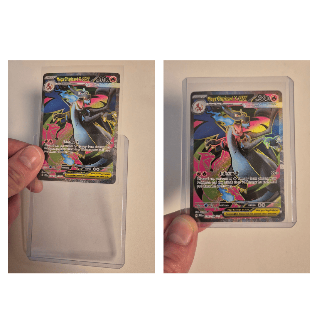 Hvordan beskytte samlekort – En komplett guide med bilder av kort i Sleeve.
