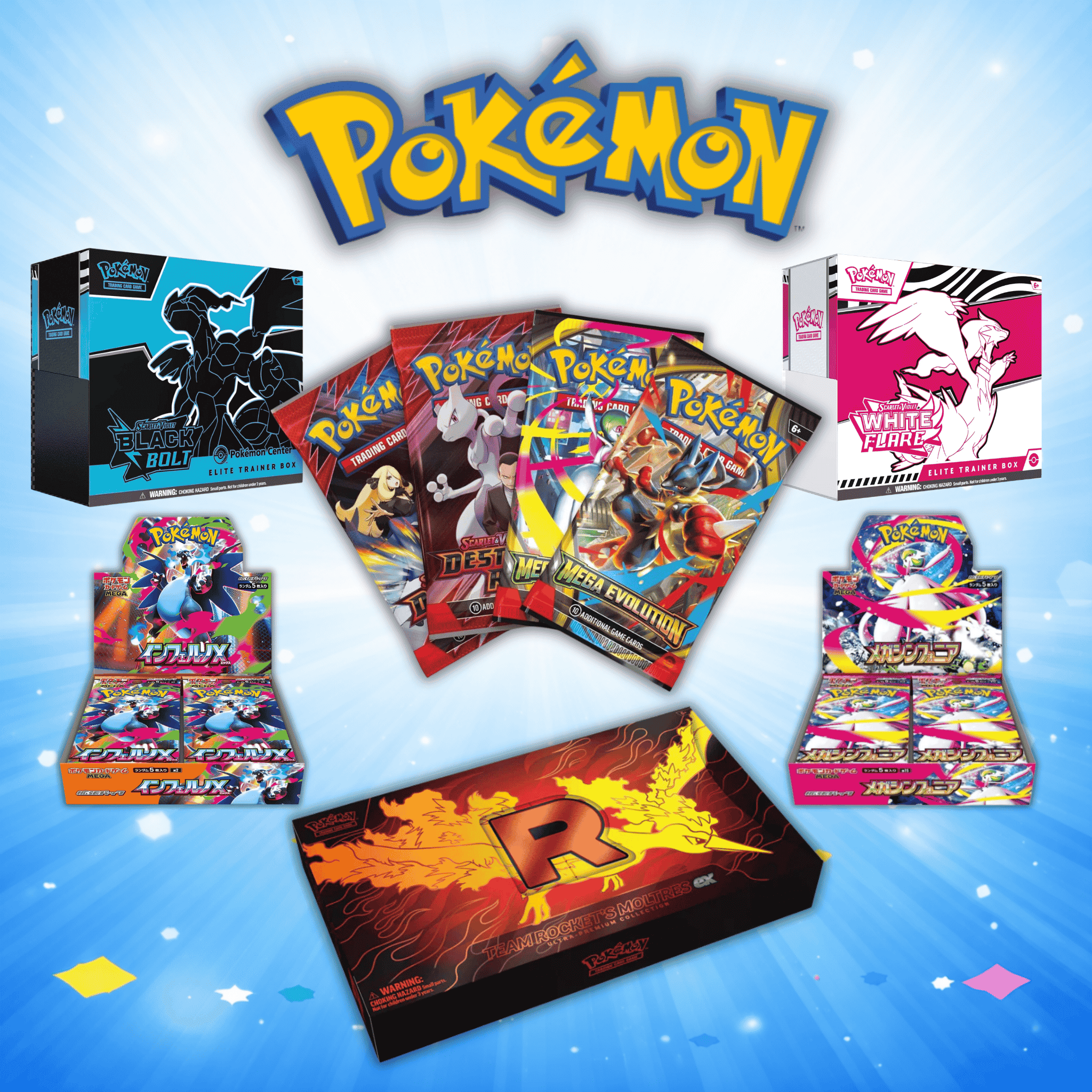 Sjekk ut alle våre pokemon kort produkter her