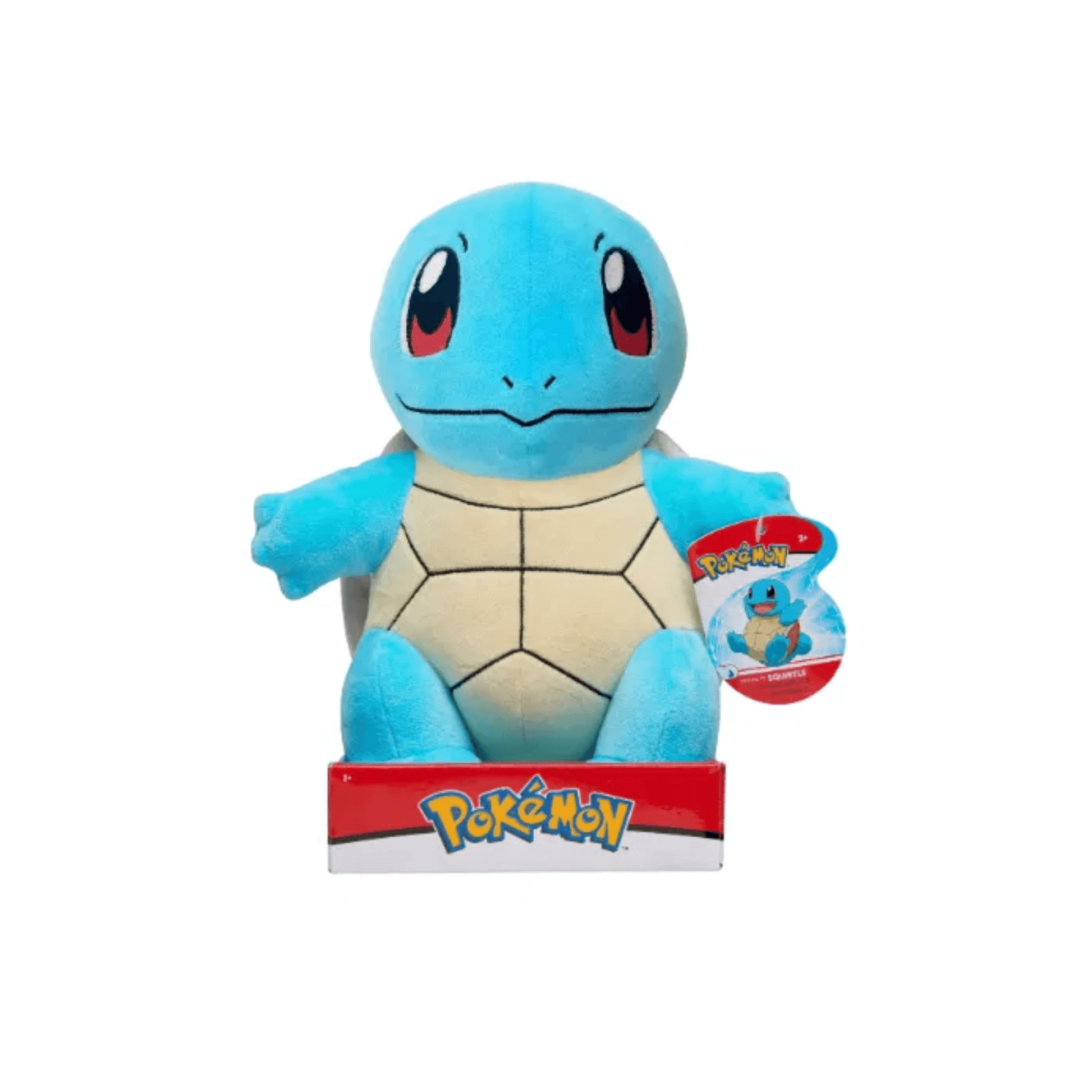 Pokémon Plush 30 cm – Squirtle, søt og myk bamse i offisiell lisens med detaljerte funksjoner.