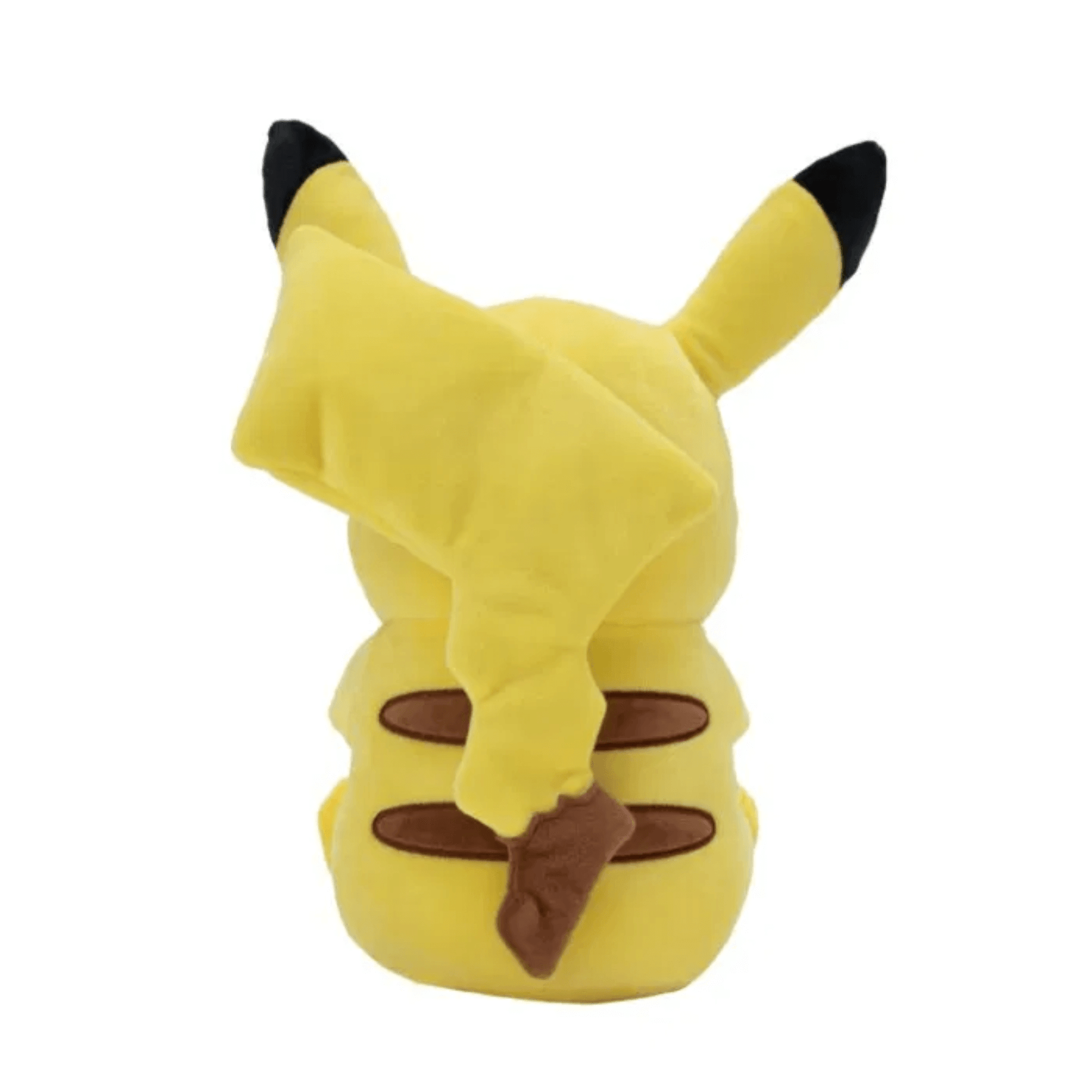 Pokémon Plush 30 cm – Pikachu bakfra, myk og koselig bamsen med karakteristiske ører og hale.