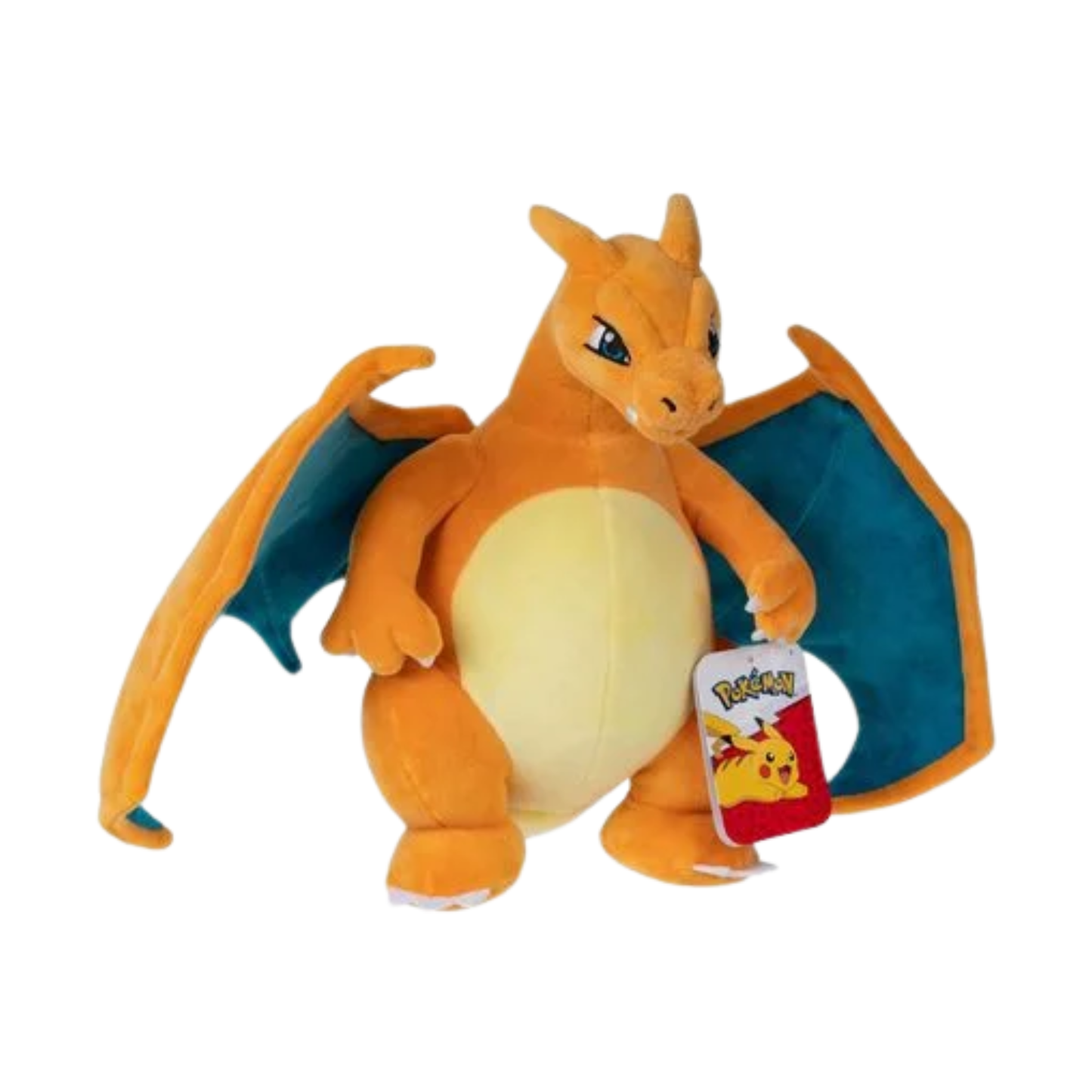 Charizard plysjbamse 30 cm, myk og koselig kosedyr i form av ild-Pokémon Charizard, perfekt for samling.