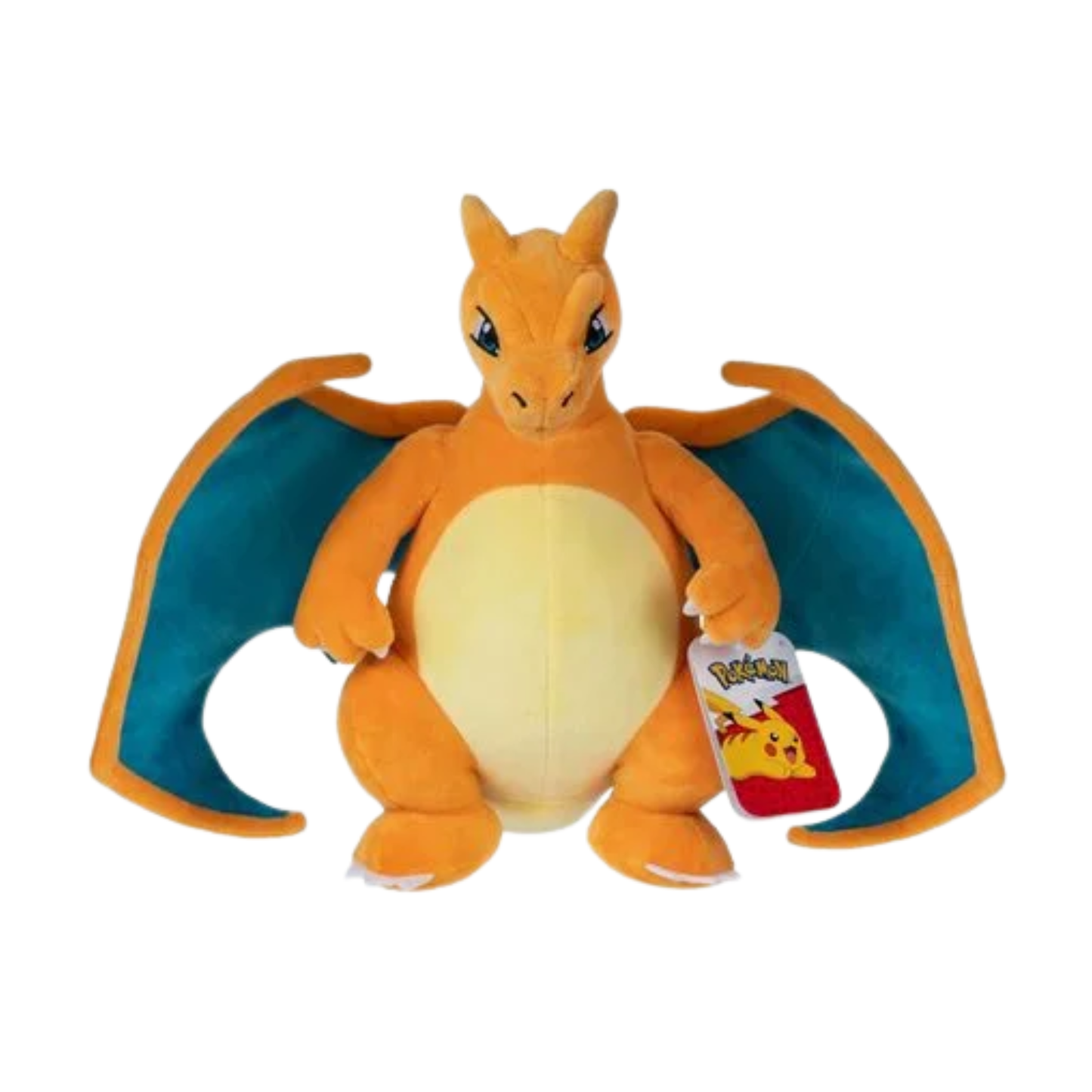Charizard plysjbamse 30 cm med myk pels og fargerike vinger, perfekt for kosing og samling.