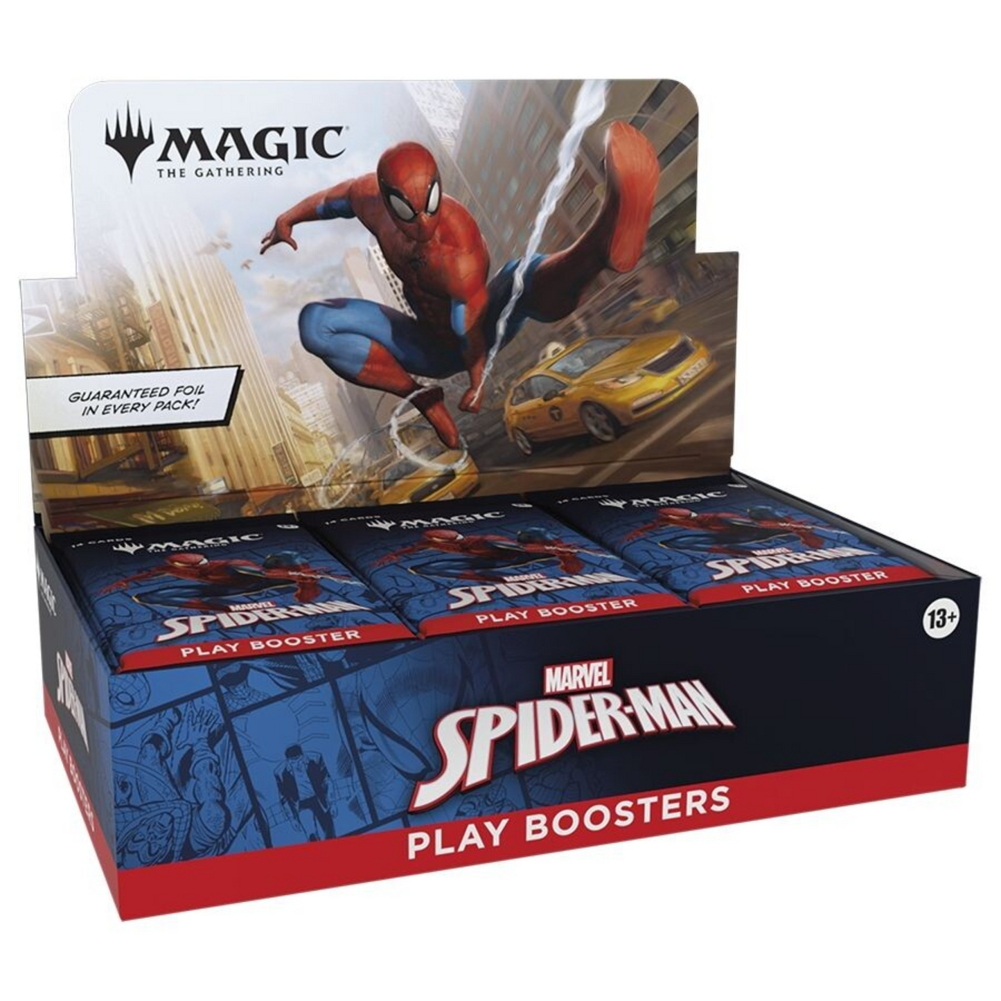Magic the gathering spider man play booster display