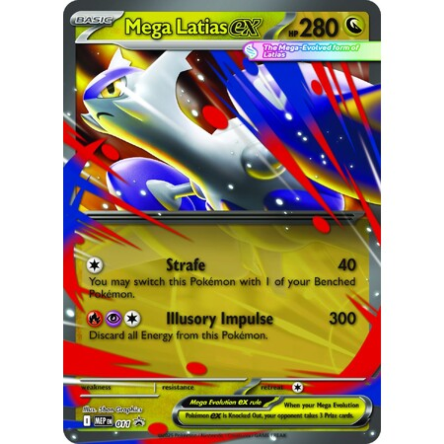 Mega Latias EX ME-Promo 011
