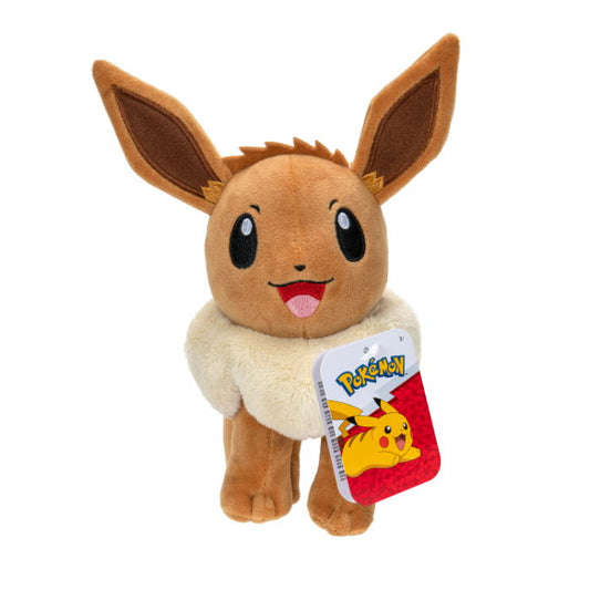 Pokémon Eevee plysjbamse 30 cm, myk og kosete plysjbamse av den populære Pokémonen Eevee.