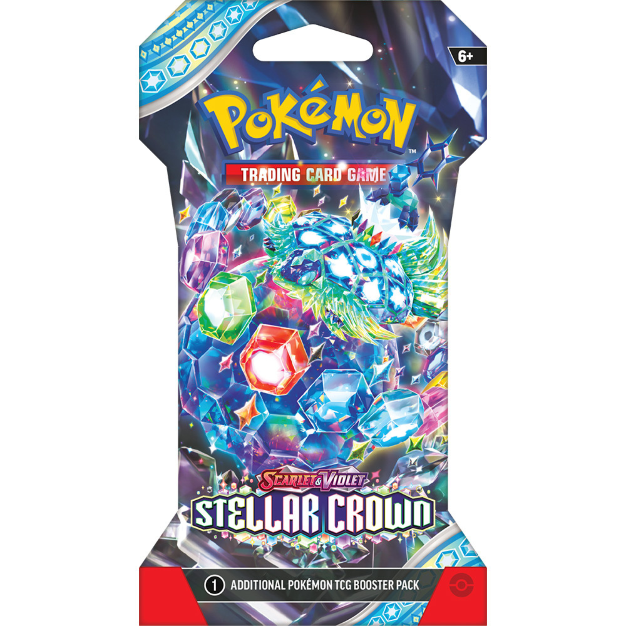 Pokemon Scarlet & Violet SV7: Stellar Crown Sleeved Boosterpakke