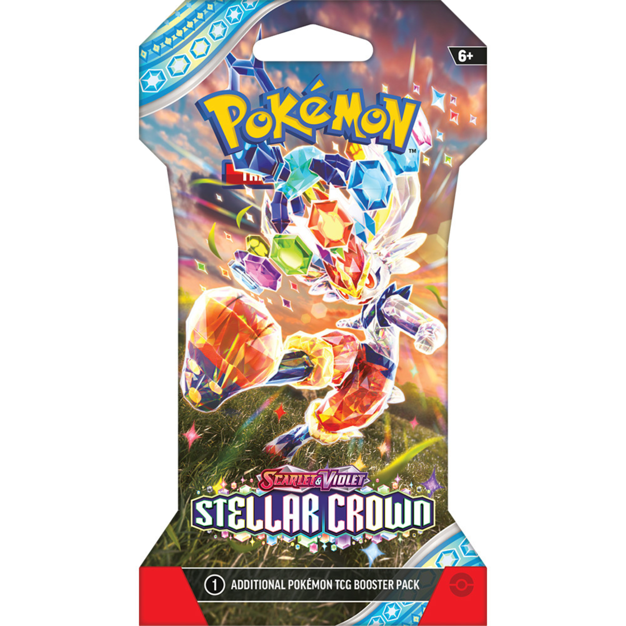 Pokemon Scarlet & Violet SV7: Stellar Crown Sleeved Boosterpakke