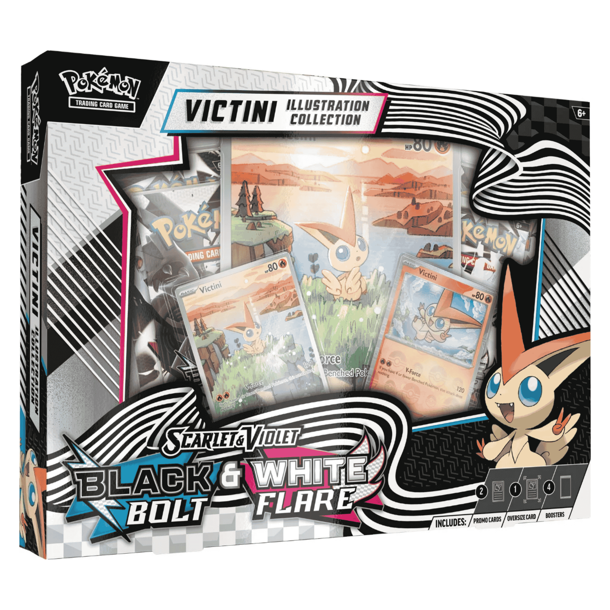 Pokemon Black Bolt White Flare Victini iIllustration Collection