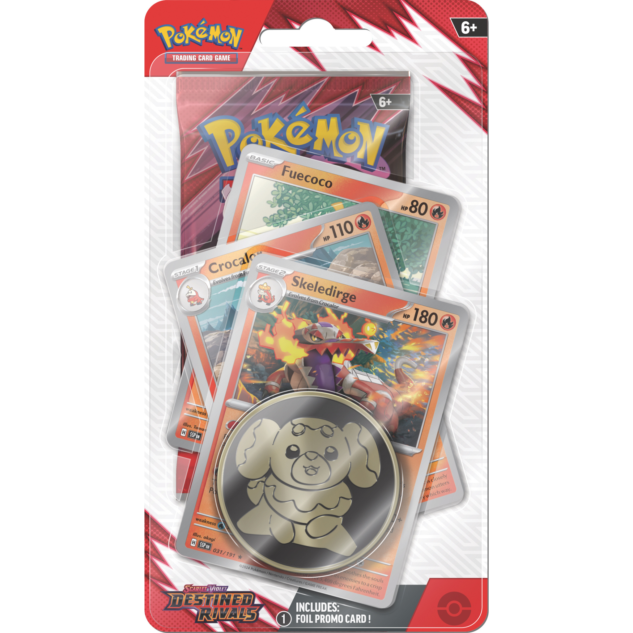 Pokemon SV10: Destined Rivals Premium Checklane (Fuecoco)