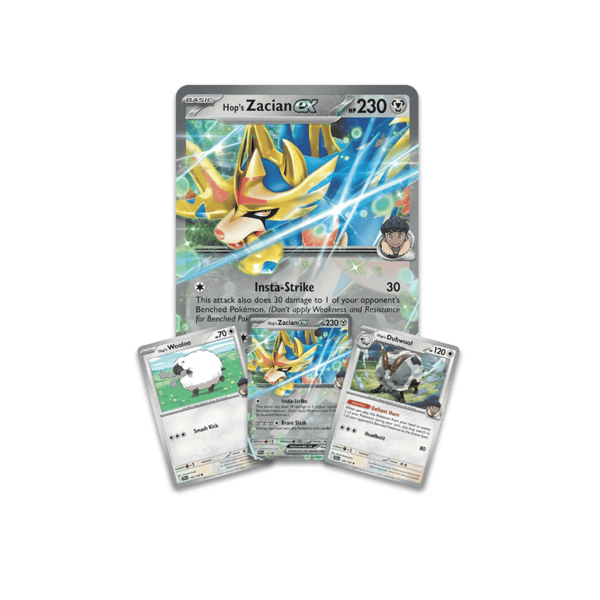 Pokemon Hops Zacian ex Box promo