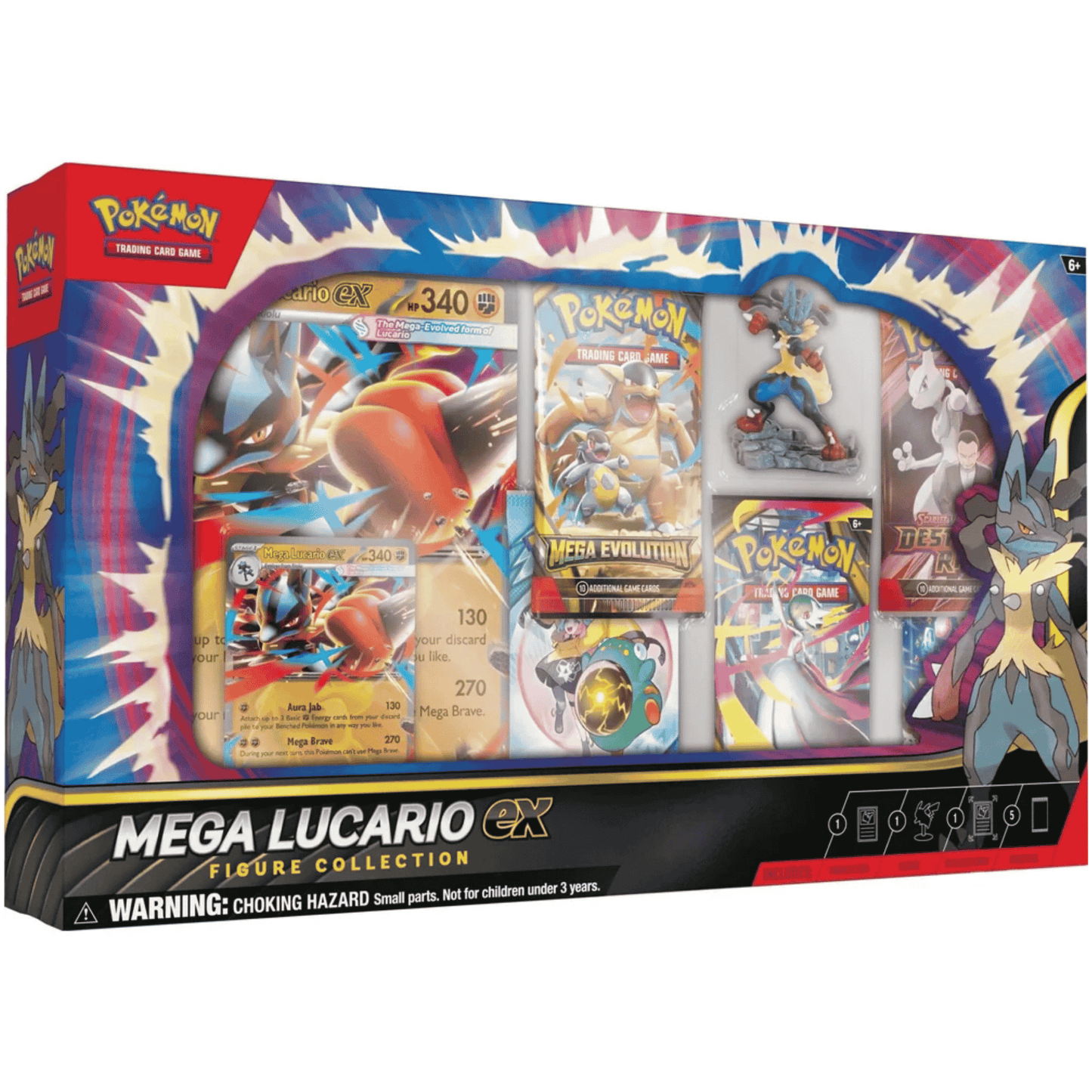 Pokemon Mega Lucario EX Figure Collection