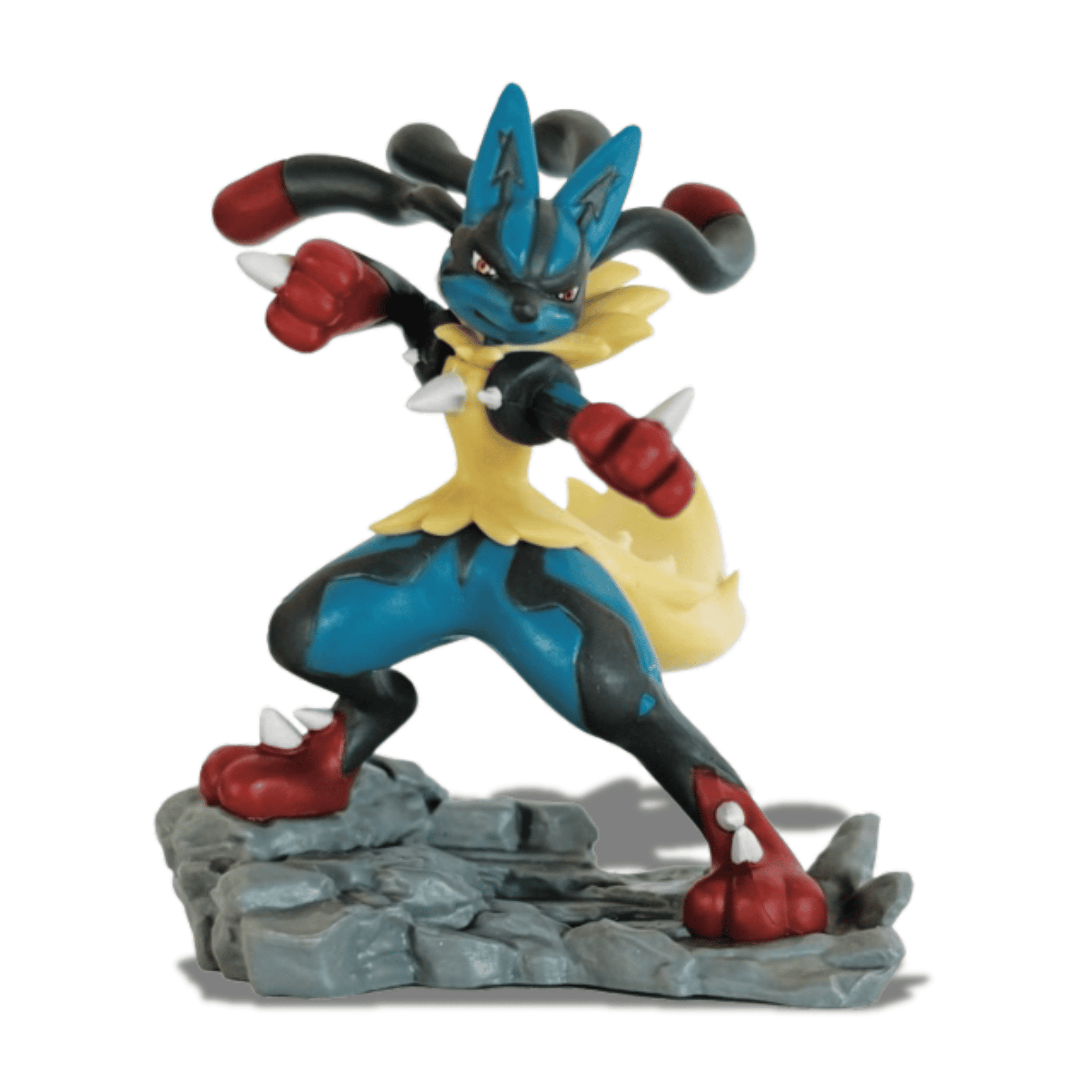Pokemon Mega Lucario EX Figure Collection – detaljert figur av Mega Lucario i kampstilling