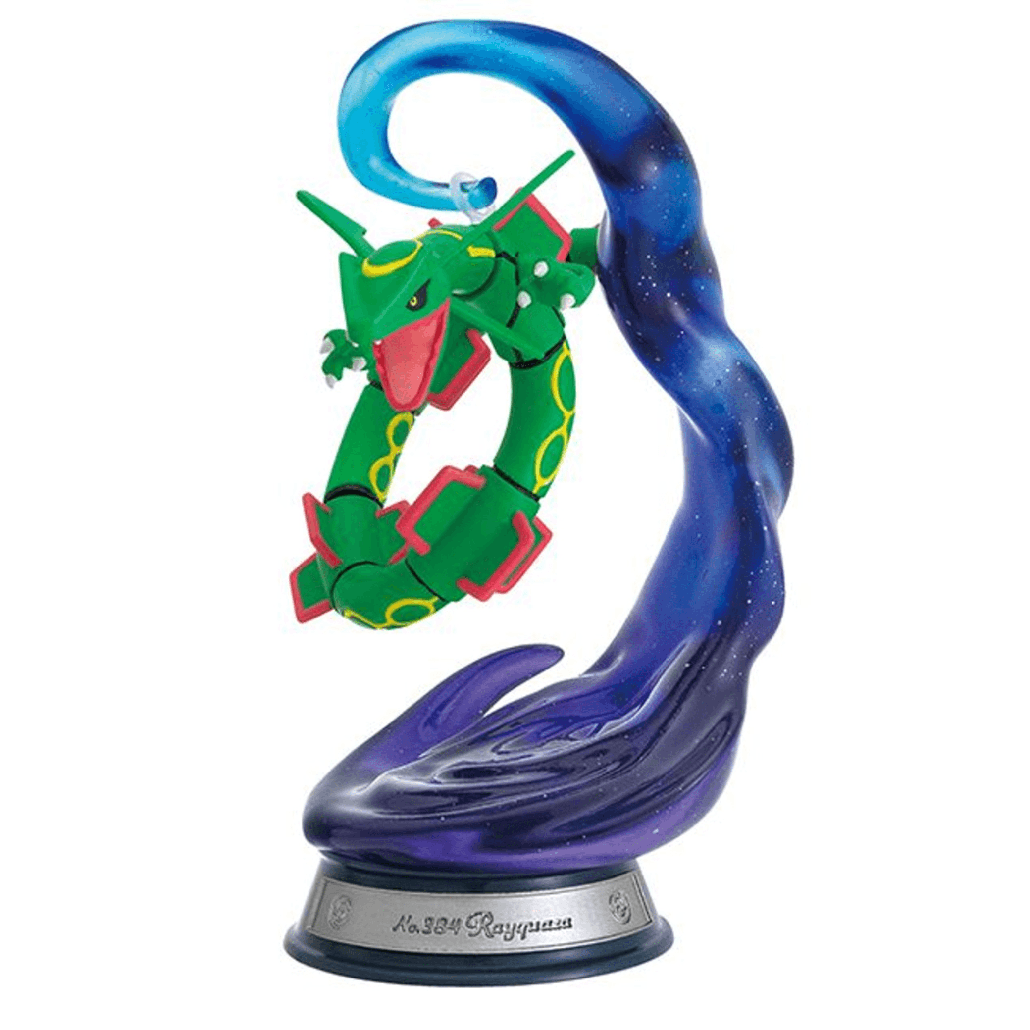 Pokemon Swing Vignette Collection Vol. 2 (Re-Ment) – Blind Box Figur featuring Rayquaza figurine in motion.