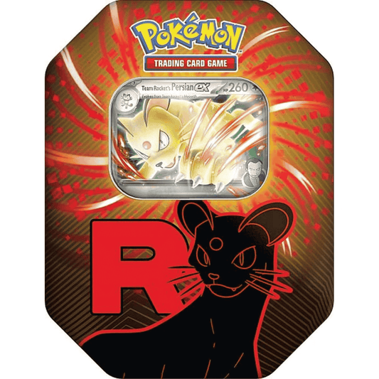 Pokemon Team Rocket Persian Tin ex