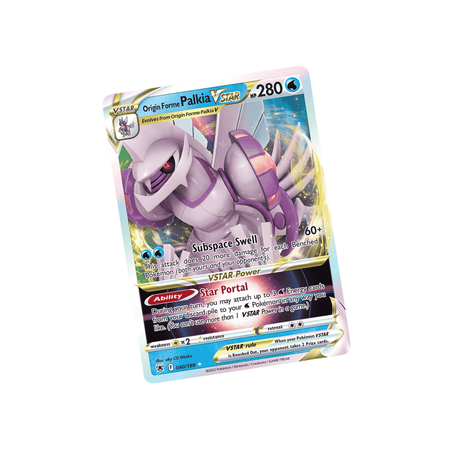 Pokemon League Battle Deck Origin Forme Palkia VSTAR
