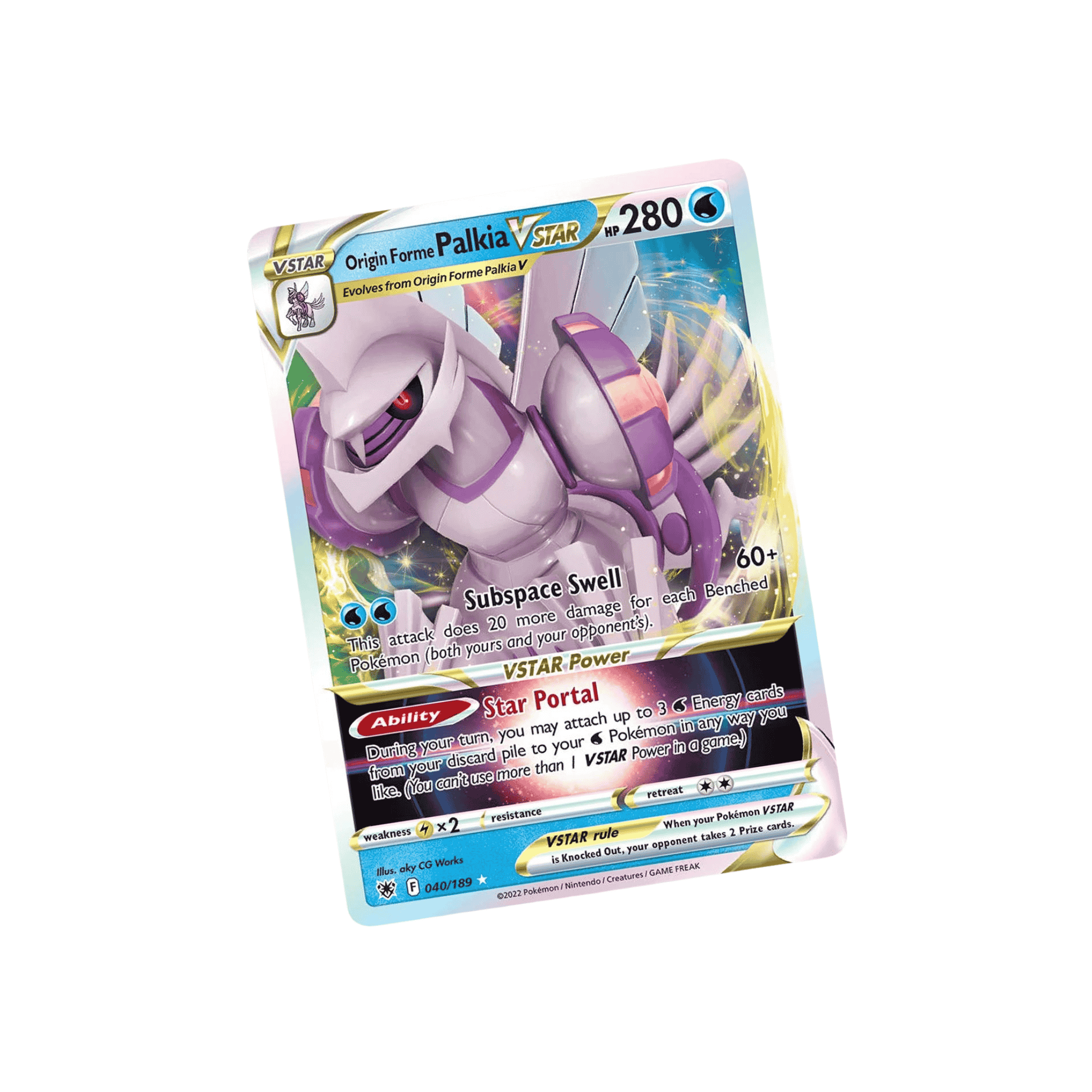 Pokemon League Battle Deck Origin Forme Palkia VSTAR promo