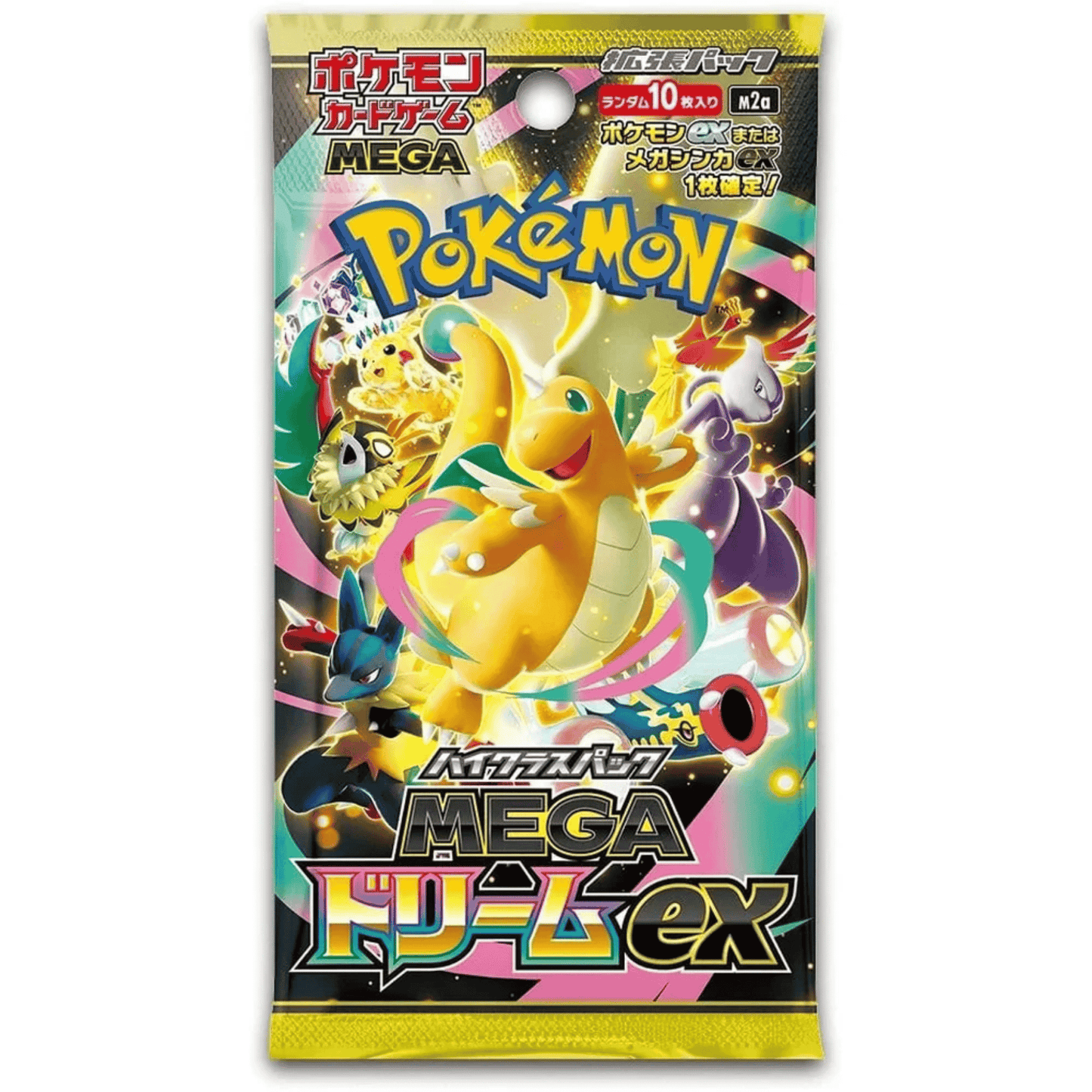 Pokémon Mega Dream Japansk Booster pakke med Mega Evolusjoner og ikoniske Pokémon