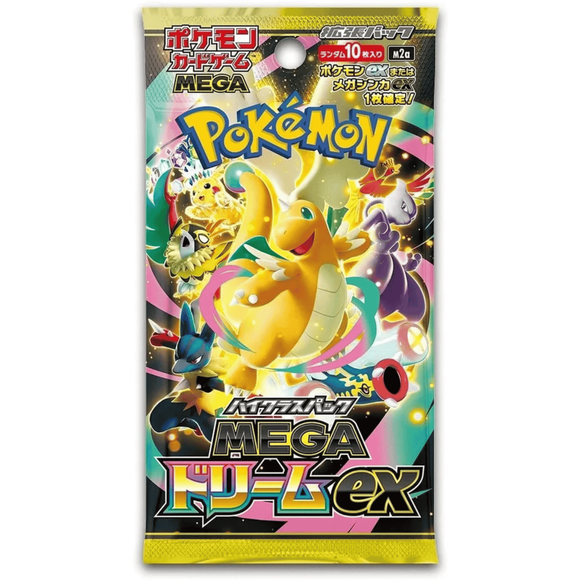 Pokémon Mega Dream Japansk Booster pakke med Mega Evolusjoner og ikoniske Pokémon