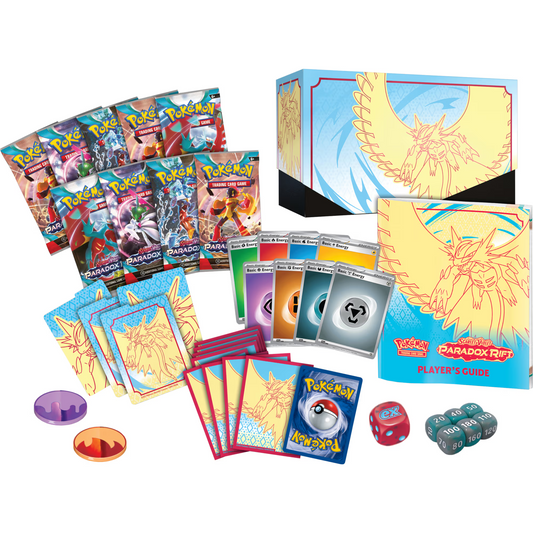 Pokemon SV4: Paradox Rift Elite Trainer Box (Roaring Moon)