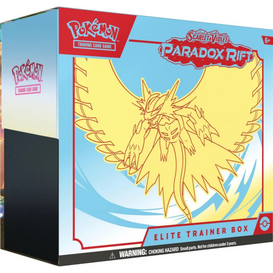 Pokemon SV4: Paradox Rift Elite Trainer Box (Roaring Moon)