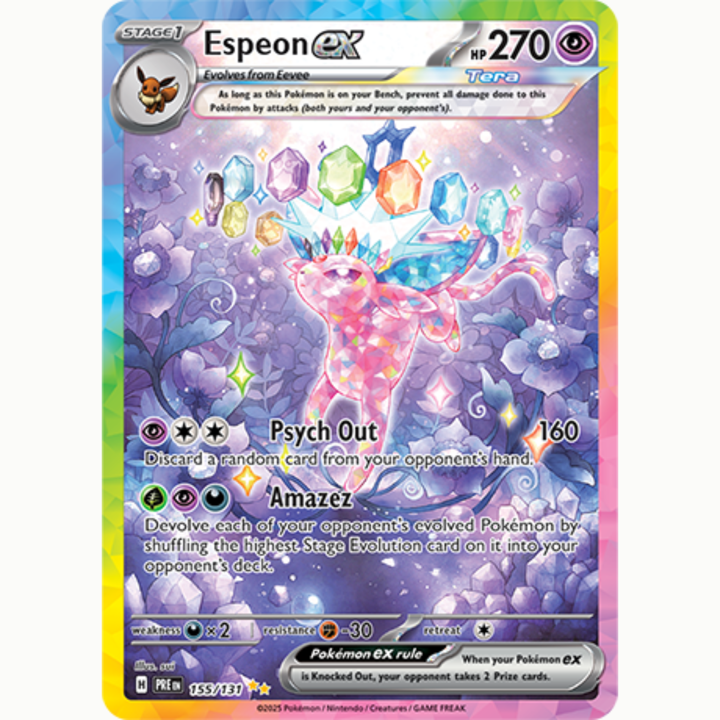 Pokemon Prismatic Evolutions Booster pakke