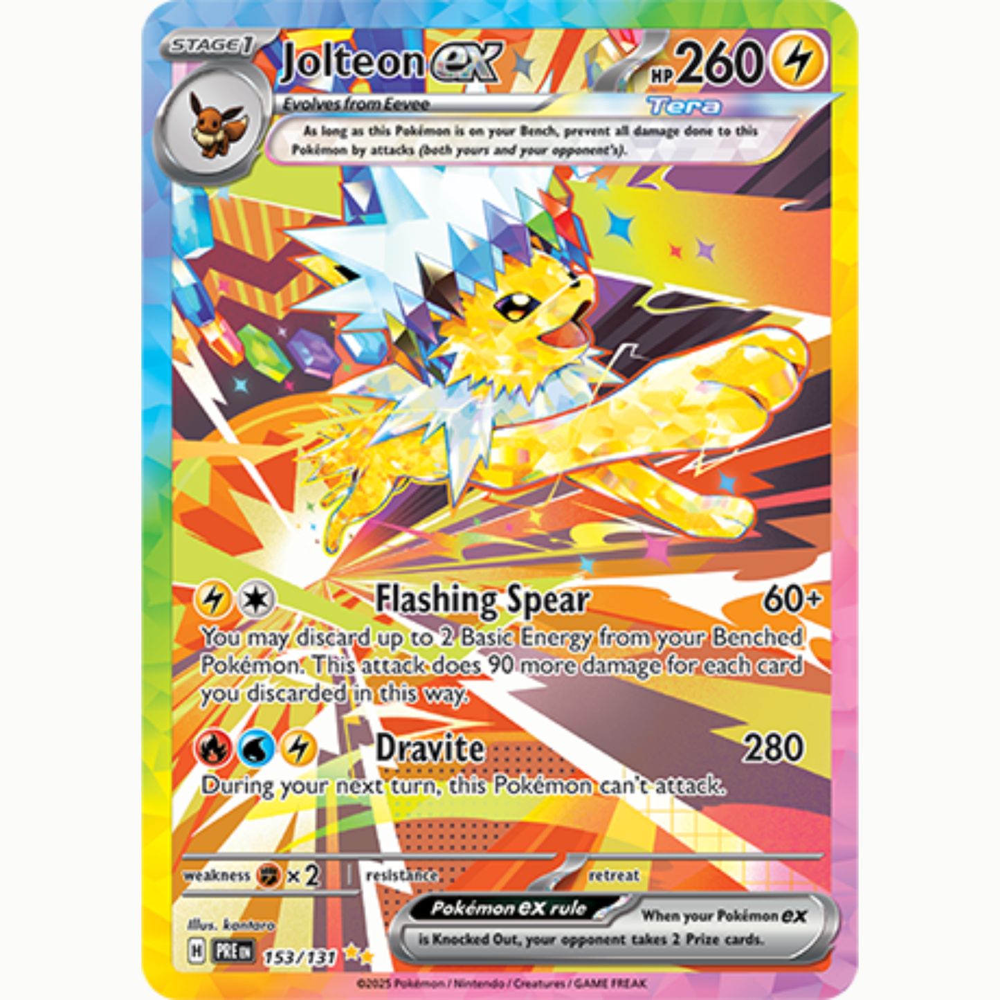 Pokemon Prismatic Evolutions Booster pakke