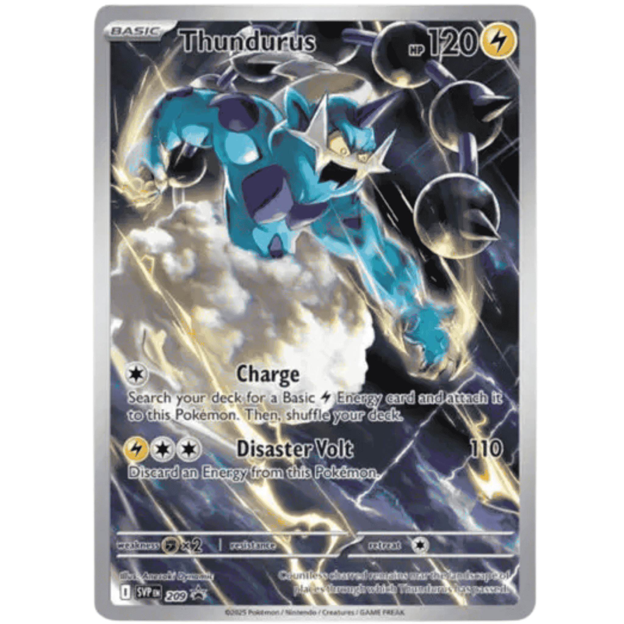 Thundurus SVP 209 Promo kort  - Scarlet & Violet