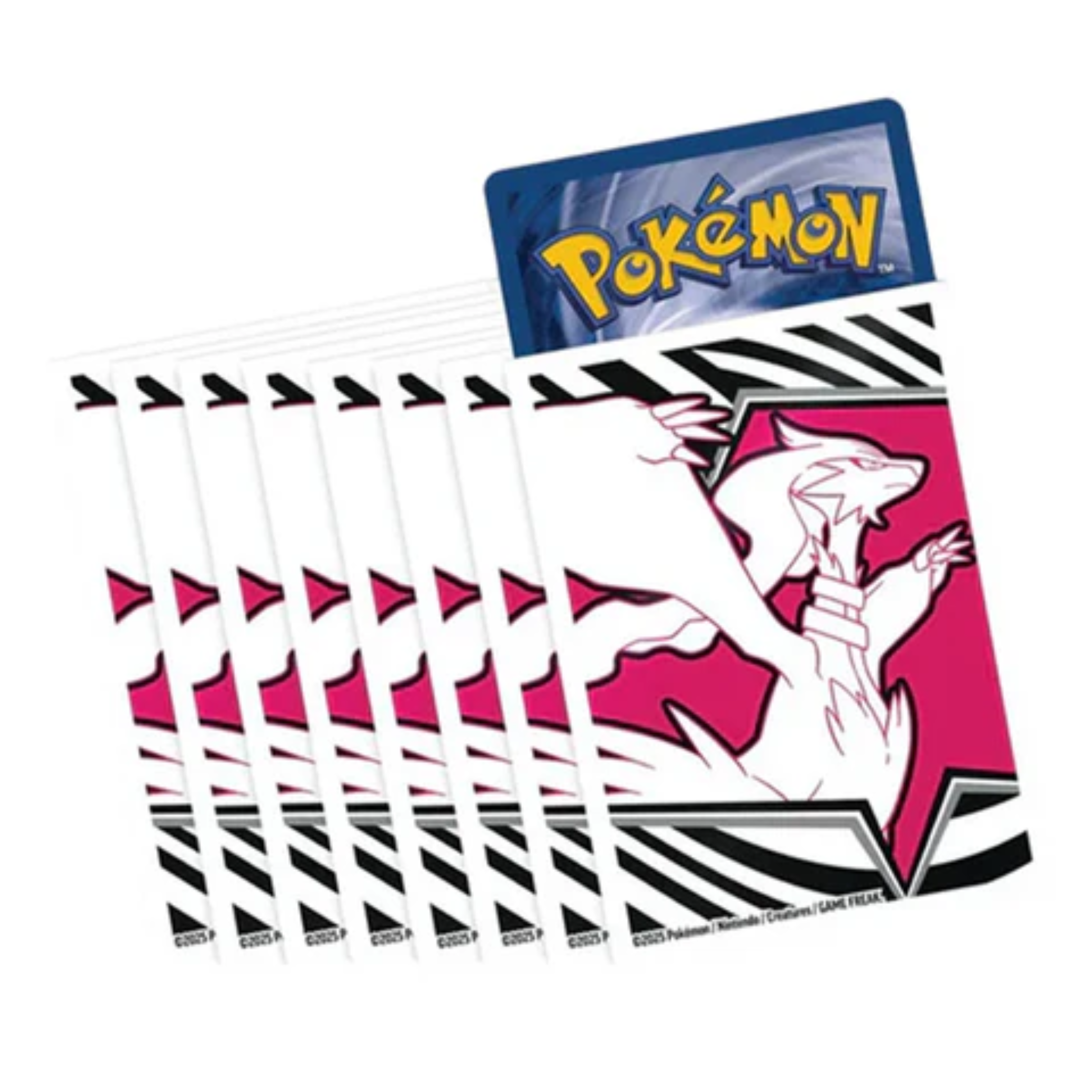 Pokemon Cardsleeves (65stk) Black Bolt & White Flare Reshiram