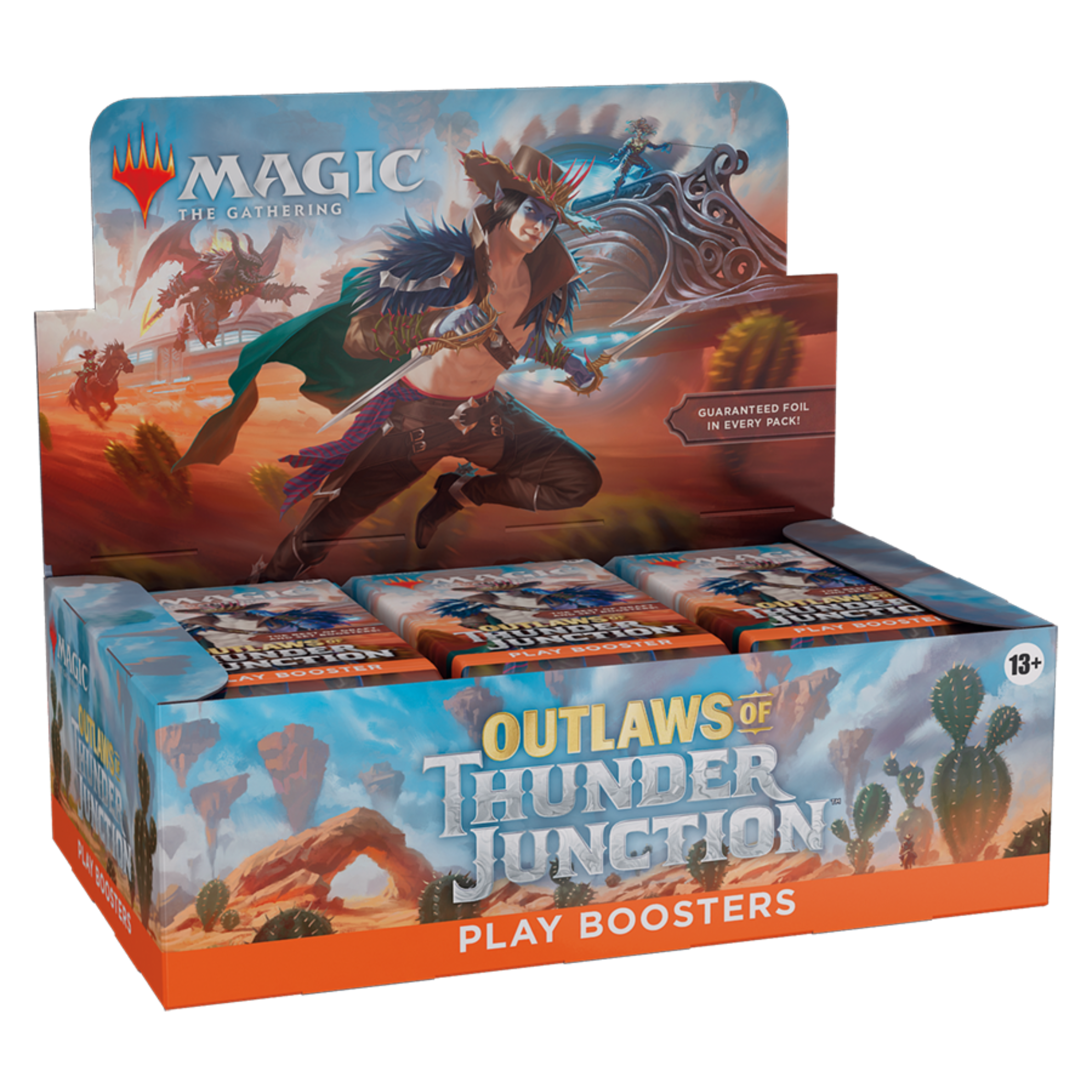 magi outlaws of thunder junction play booster display box