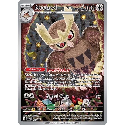 Noctowl SVP 141 Promo kort - Scarlet & Violet