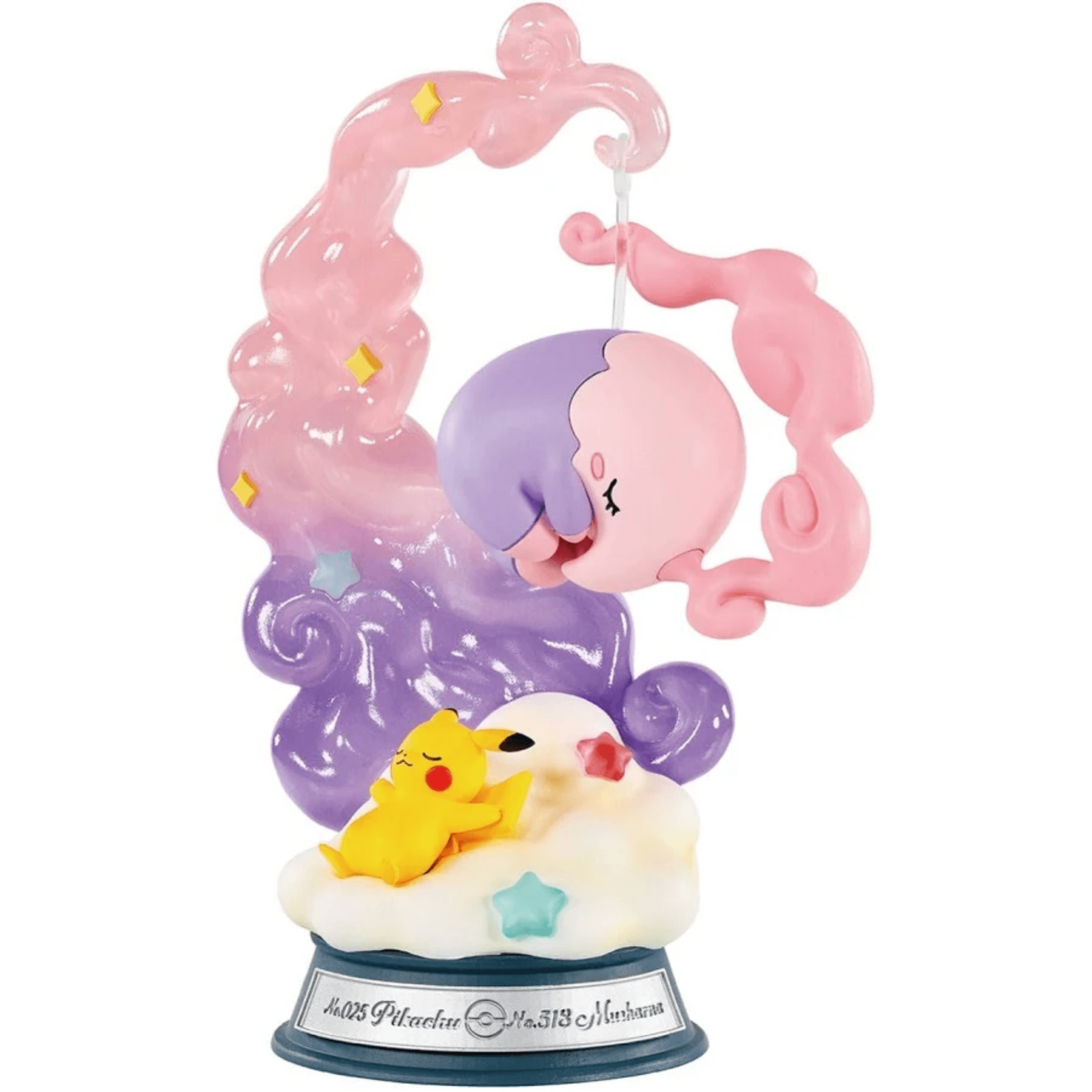 Pokemon Swing Vignette Collection Vol. 4 – Re-Ment Blind Box Figur featuring playful figurines of Pikachu and Morpeko.