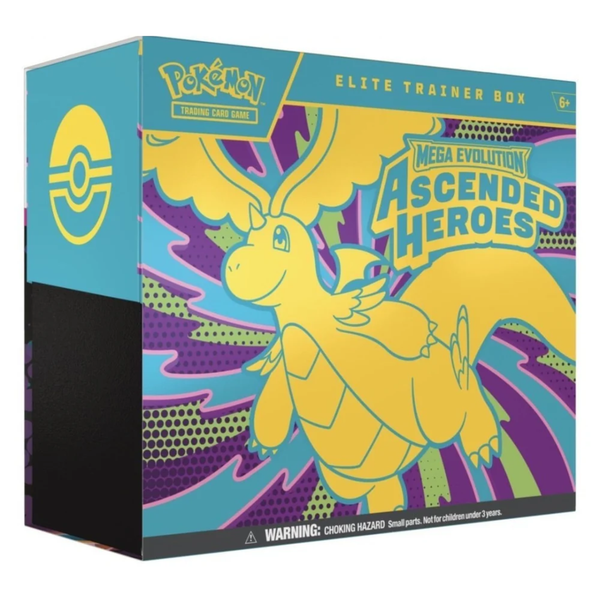 Pokemon Mega Evolution: Ascended Heroes Elite Trainer Box