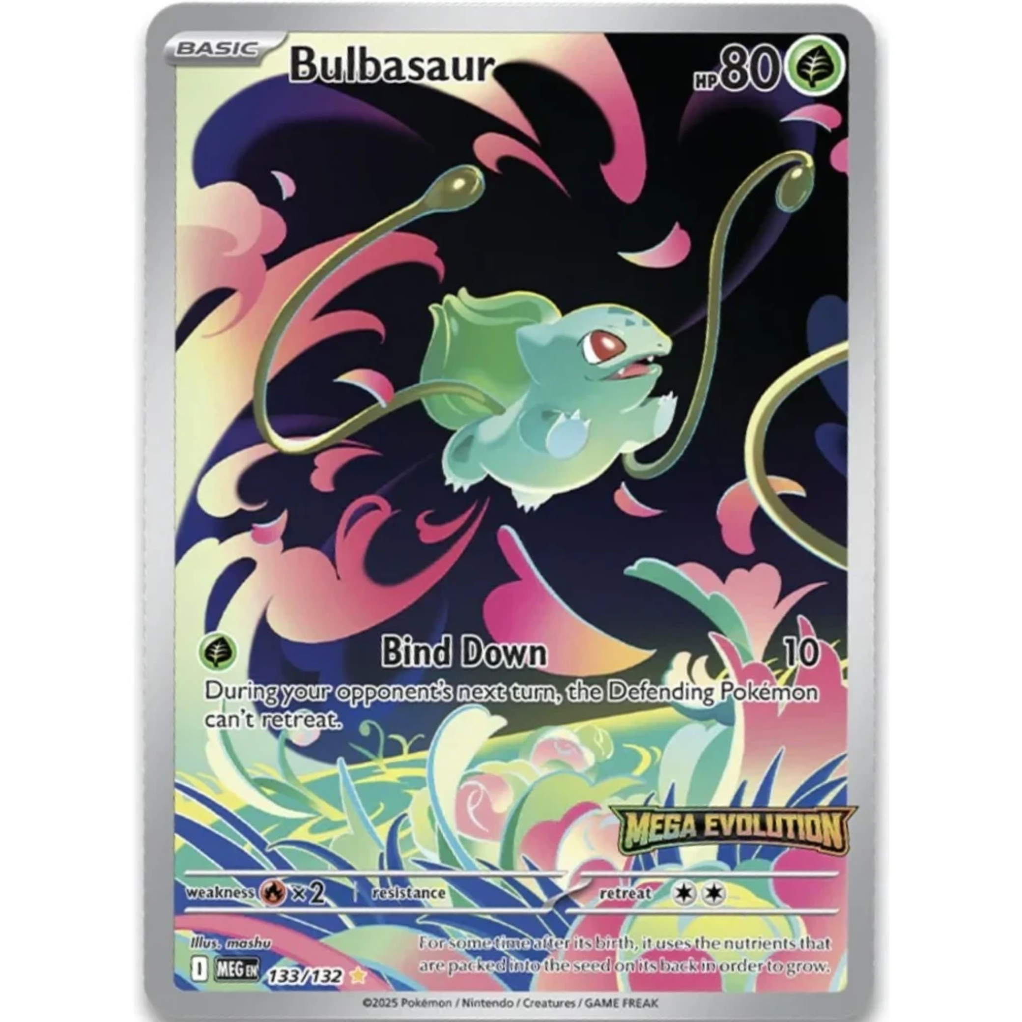 Bulbasaur ME 133/132 Stamped