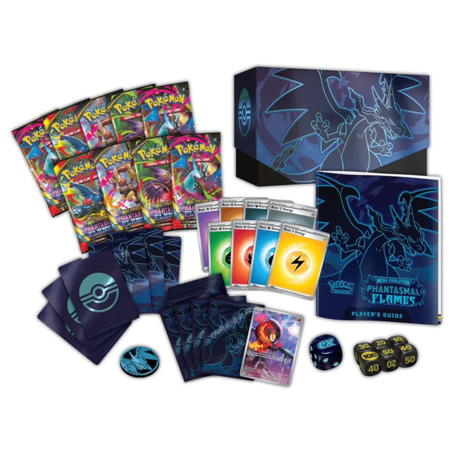 Pokemon Phantasmal Flames Elite Trainer Box innhold
